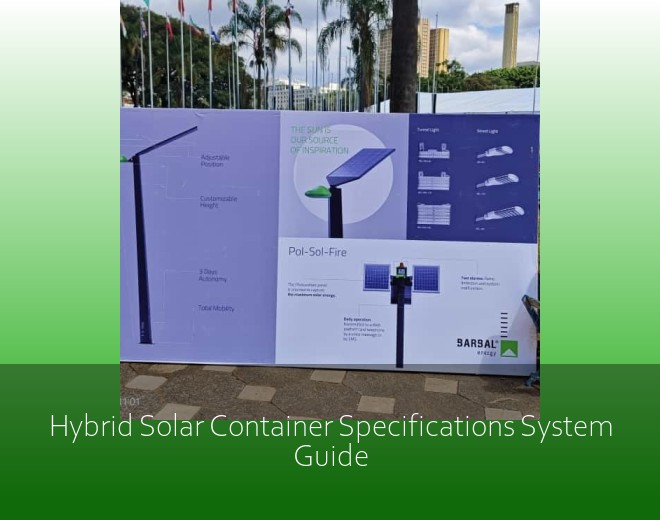 Hybrid Solar Container Specifications System Guide